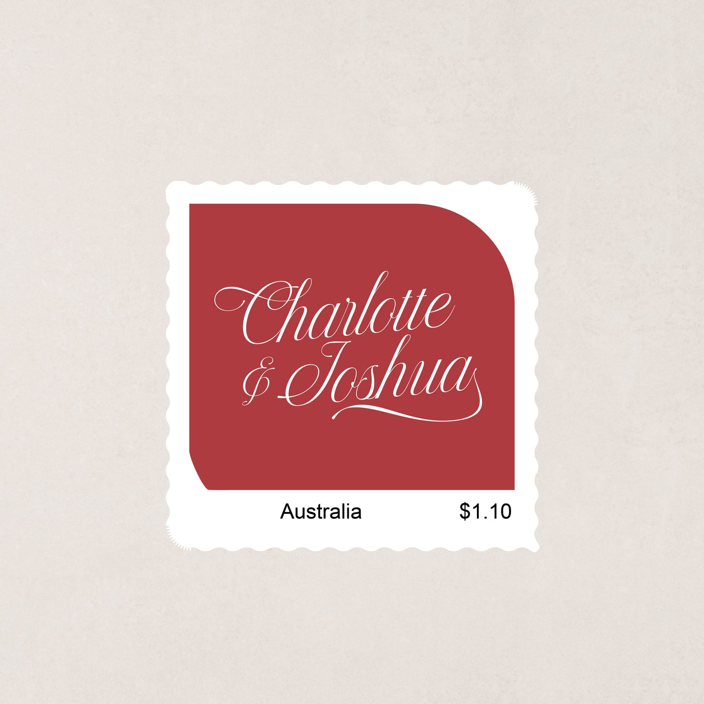 Script Stamp Design