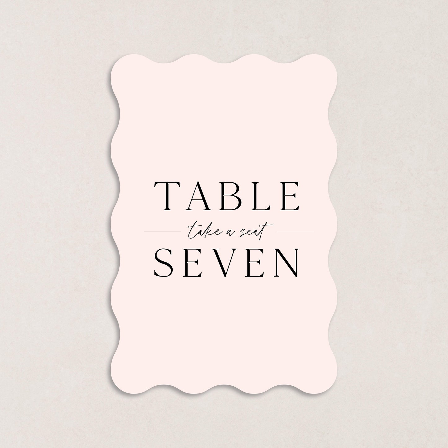 Honeymoon Table Numbers