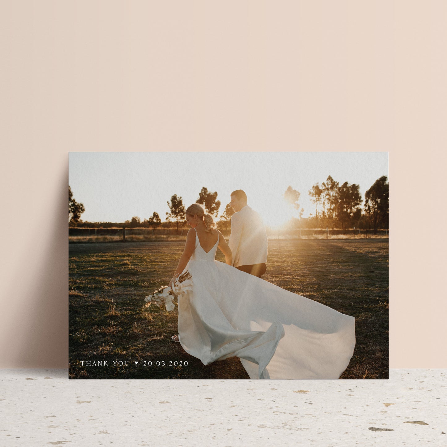 Hamptons Thank You Card Digital